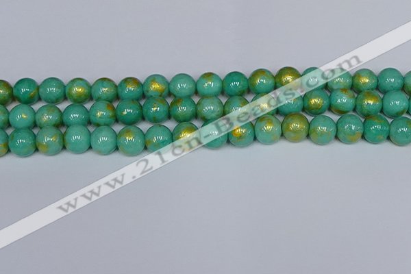 CMJ973 15.5 inches 10mm round Mashan jade beads wholesale