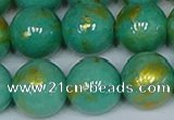 CMJ974 15.5 inches 12mm round Mashan jade beads wholesale