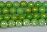 CMJ975 15.5 inches 4mm round Mashan jade beads wholesale