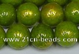 CMJ989 15.5 inches 12mm round Mashan jade beads wholesale