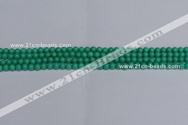 CMJ99 15.5 inches 4mm round Mashan jade beads wholesale