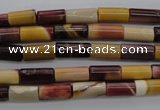 CMK104 15.5 inches 6*11mm tube mookaite beads wholesale