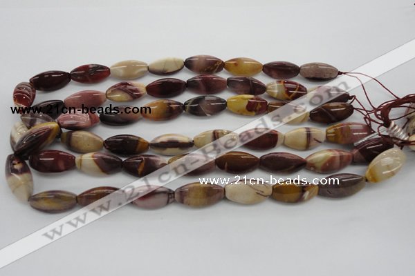 CMK106 15.5 inches 11*22mm trihedron mookaite beads wholesale