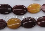 CMK141 15.5 inches 13*18mm oval mookaite beads wholesale