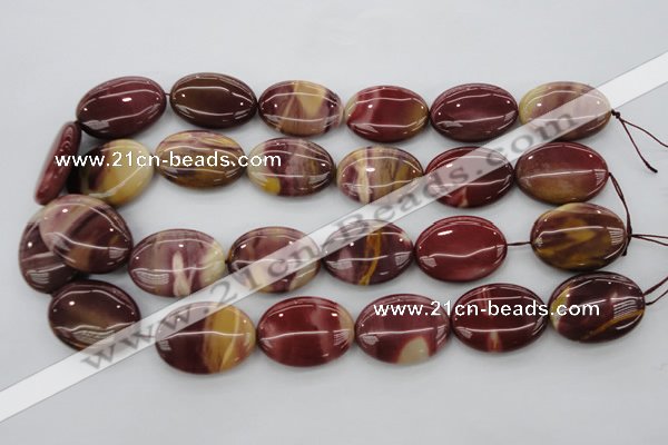 CMK143 15.5 inches 22*30mm oval mookaite beads wholesale