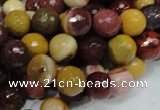 CMK17 15.5 inches 10mm faceted round mookaite beads wholesale