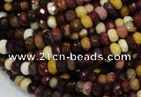 CMK20 15.5 inches 6*8mm faceted rondelle mookaite beads wholesale