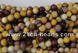 CMK201 15.5 inches 4mm round mookaite gemstone beads wholesale