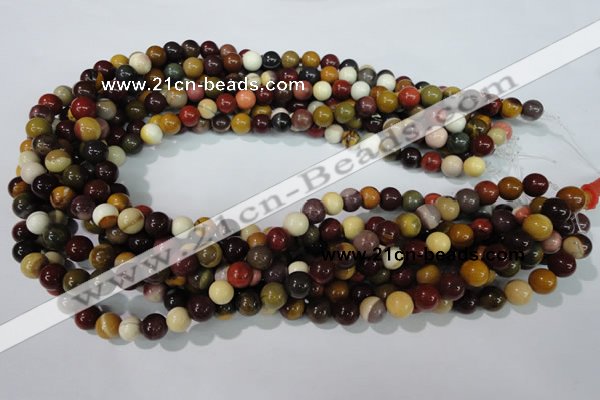 CMK203 15.5 inches 8mm round mookaite gemstone beads wholesale