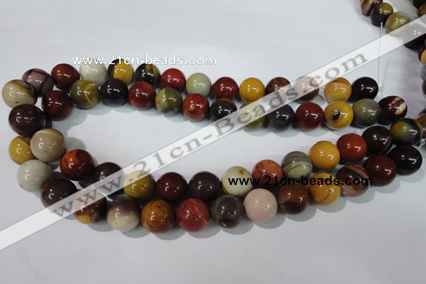 CMK206 15.5 inches 14mm round mookaite gemstone beads wholesale
