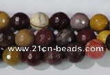 CMK213 15.5 inches 10mm faceted round mookaite gemstone beads