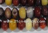 CMK222 15.5 inches 8*12mm rondelle mookaite gemstone beads