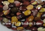 CMK23 15.5 inches 10*14mm faceted oval mookaite beads wholesale