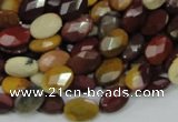 CMK24 15.5 inches 12*16mm faceted oval mookaite beads wholesale