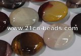 CMK259 15.5 inches 13*18mm oval mookaite gemstone beads
