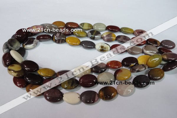 CMK259 15.5 inches 13*18mm oval mookaite gemstone beads