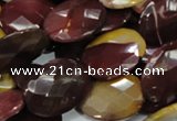 CMK27 15.5 inches 22*30mm faceted oval mookaite beads wholesale