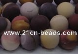 CMK294 15.5 inches 12mm round matte mookaite beads wholesale