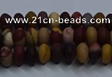 CMK300 15.5 inches 4*6mm rondelle matte mookaite beads wholesale