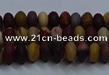 CMK301 15.5 inches 5*8mm rondelle matte mookaite beads wholesale