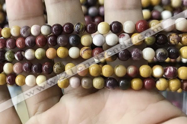 CMK331 15.5 inches 6mm round mookaite beads wholesale