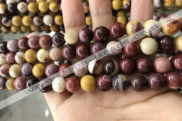 CMK333 15.5 inches 10mm round mookaite beads wholesale