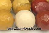CMK363 15 inches 12mm faceted round mookaite beads wholesale