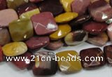 CMK41 15.5 inches 12*12mm faceted square mookaite beads wholesale