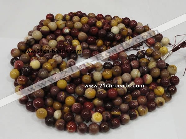 CMK59 15.5 inches 10mm round mookaite gemstone beads wholesale