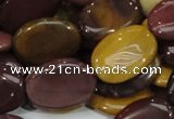 CMK75 15.5 inches 18*25mm oval mookaite gemstone beads wholesale