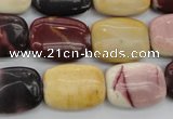 CMK98 15.5 inches 15*20mm rectangle mookaite beads wholesale