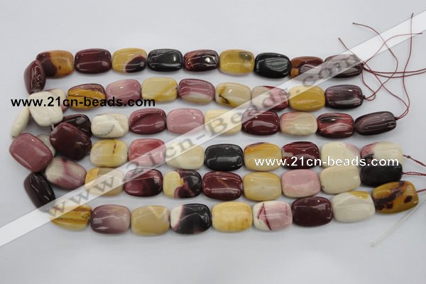 CMK98 15.5 inches 15*20mm rectangle mookaite beads wholesale