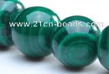 CMN03 A grade round 5mm natural malachite beads Wholesale