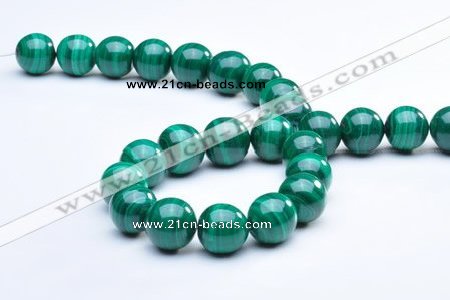 CMN08 14mm A grade round natural malachite beads wholesale