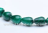 CMN09 A grade 5*7mm teardrop natural malachite beads Wholesale