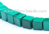 CMN15 A grade 8*8*8mm cube natural malachite beads Wholesale