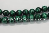 CMN150 AA grade 6mm round natural malachite beads Wholesale