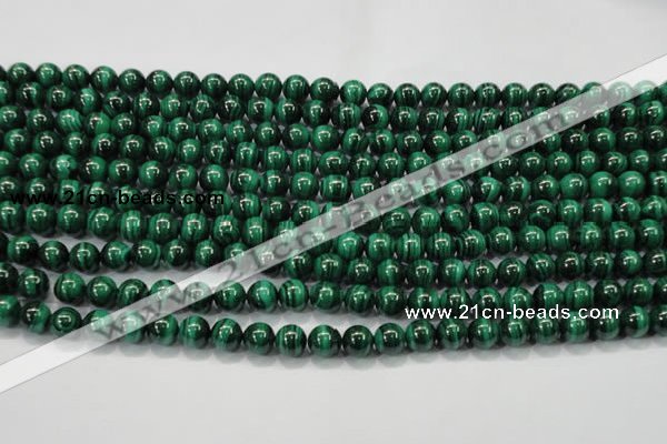 CMN150 AA grade 6mm round natural malachite beads Wholesale