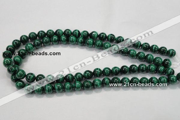 CMN153 AA grade 12mm round natural malachite beads Wholesale