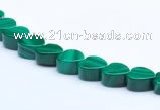 CMN18 A grade 3*6mm heart natural malachite beads Wholesale