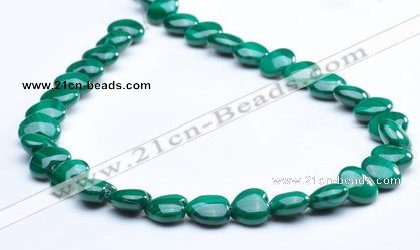 CMN19 A grade 4*8mm heart natural malachite beads Wholesale