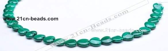 CMN20 A grade 4*10mm heart natural malachite beads Wholesale