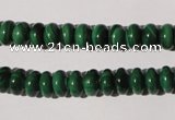 CMN205 15.5 inches 5*8mm rondelle natural malachite beads wholesale