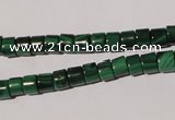 CMN235 15.5 inches 4*6mm heishi natural malachite beads wholesale