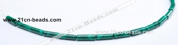 CMN24 5*13mm column shape A grade natural malachite beads