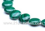 CMN25 A grade 4*8mm coin shape natural malachite beads Wholesale