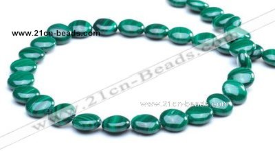 CMN25 A grade 4*8mm coin shape natural malachite beads Wholesale