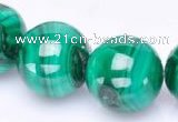 CMN29 AB grade 18mm round natural malachite beads Wholesale