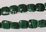 CMN293 15.5 inches 10*10mm square natural malachite beads wholesale