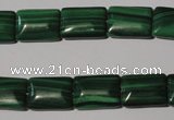 CMN314 15.5 inches 10*14mm rectangle natural malachite beads wholesale